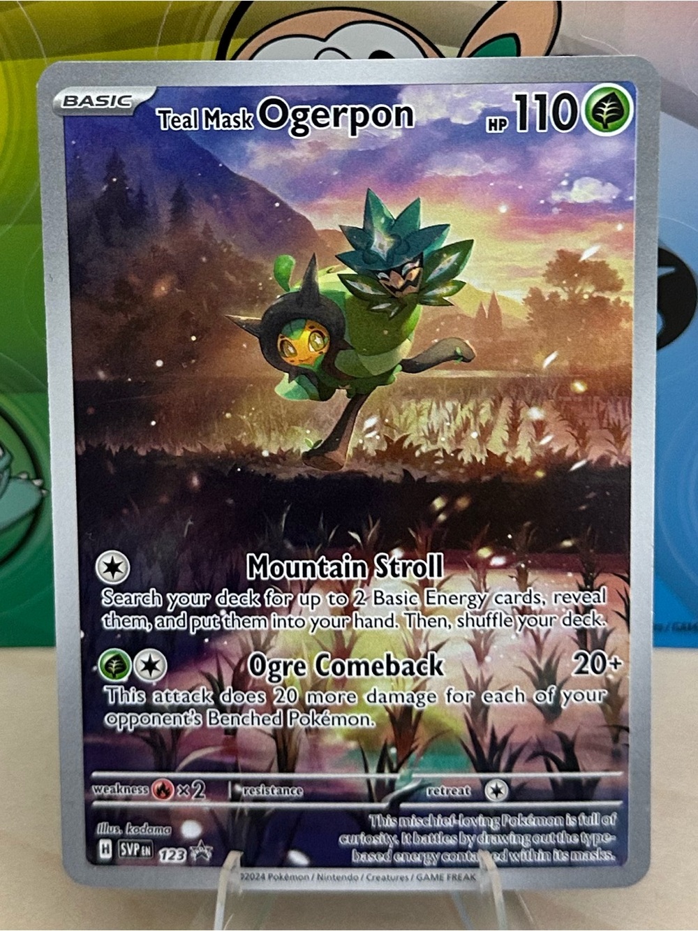 Pokémon TCG Teal Mask Ogerpon - 123 - SV: Scarlet & Violet Promo (SVP) Mint/NM